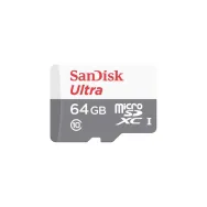 Karta pamięci SanDisk Ultra 64GB microSDXC 100MB/s Class 10 UHS-I SDSQUNR-064G-GN3MN - Biała, Szara | Sklep ITnes.pl - IT for BU