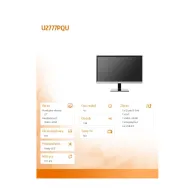 Monitor AOC U2777PQU, 27", 3840x2160 (4K), 60Hz, IPS, 4 ms, pivot, Czarno-srebrny | Sklep ITnes.pl, IT for BUSINESS