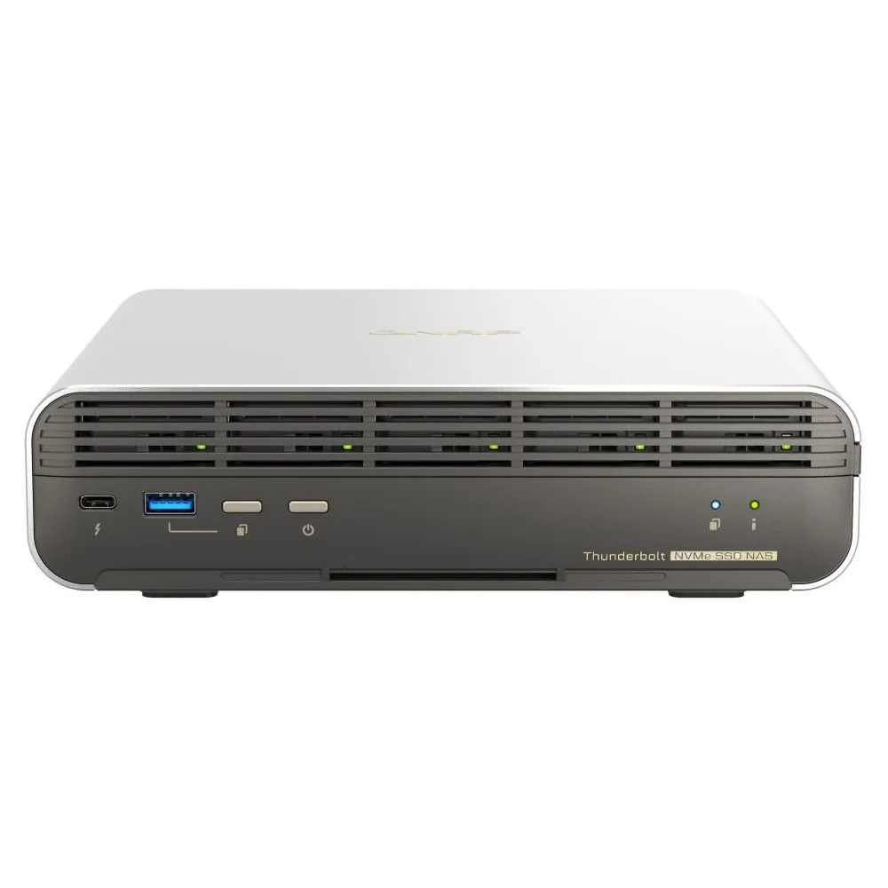 Serwer NAS QNAP DesktopTBS-H574TX-I3-12G, Desktop, Intel Core i3-1320PE, 12GB RAM, 5 wnęk, hot-swap, 3 lata Carry-in | Sklep ITn