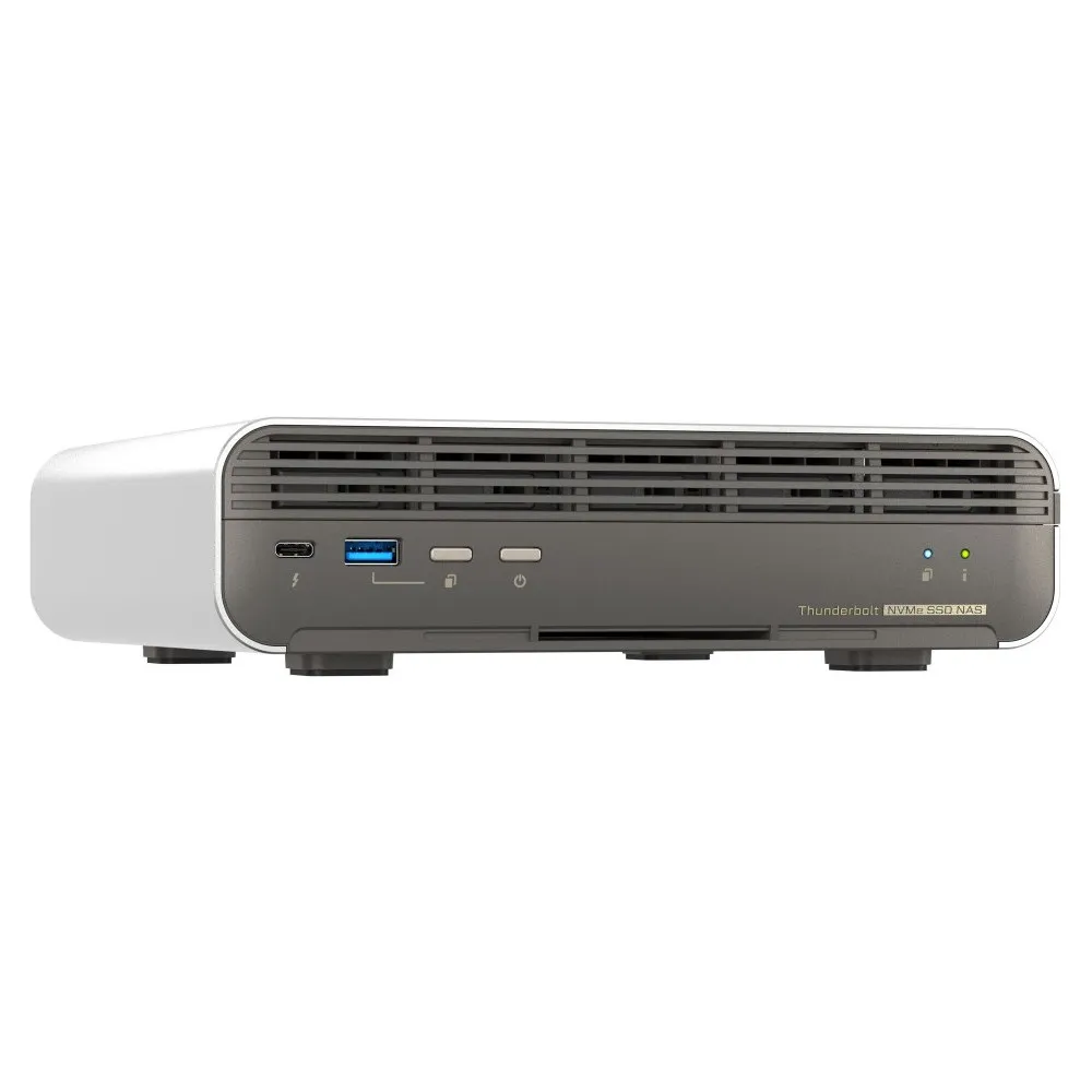 Zdjęcie produktu Serwer NAS QNAP Desktop TBS-H574TX-I3-12G - Desktop/Intel Core i3-1320PE/12 GB RAM/5 wnęk/hot-swap/3 lata Carry-in