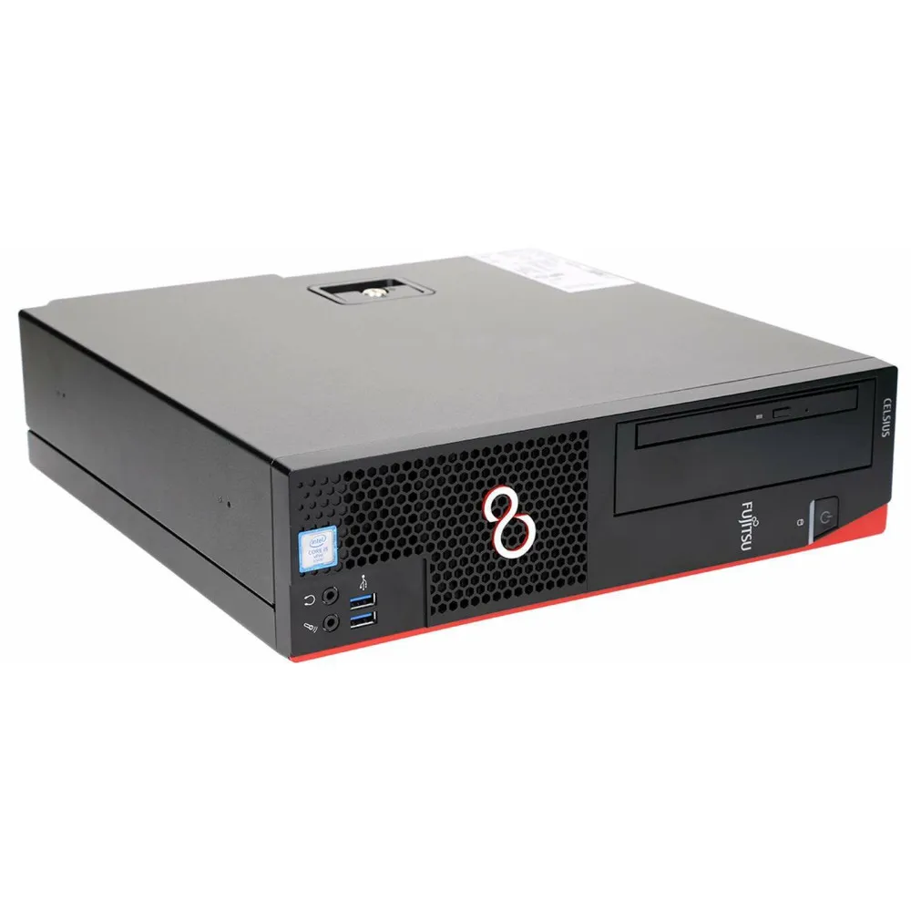 Stacja robocza Fujitsu Celsius J580 VFY:J5800W281SPL - Xeon E E-2134/RAM 16GB/SSD 256GB + HDD 1TB/DVD/Windows 10 Pro/3 lata CI