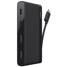 Hub Belkin USB-C Mini Hub F4U090BTBLK - 4 porty, Czarna