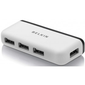 Hub USB Belkin F4U021BT - 4 porty, Biały, Czarny - zdjęcie 4