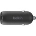 Ładowarka samochodowa Belkin Single 20W PD + Lightning / USB-C Cable CCA003BT04BK - Czarna