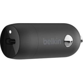 Ładowarka samochodowa Belkin Single 20W PD CCA003BTBK - Czarna