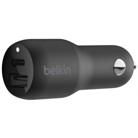 Ładowarka samochodowa Belkin Dual 32W 1x USB-C, 1x USB-A CCB003BTBK - Czarna