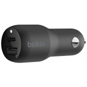 Ładowarka samochodowa Belkin Dual 37W 1x USB-C, 1x USB-A CCB004BTBK - Czarna