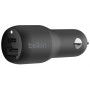 Ładowarka samochodowa Belkin Dual 37W 1x USB-C, 1x USB-A CCB004BTBK - zdjęcie poglądowe 3