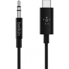 Kabel Belkin USB-C ,  miniJack F7U079BT03-BLK - zdjęcie poglądowe 2