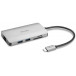 Replikator portów USB Kensington 8-in-1 USB-C Mobile Hub K33820WW - Kolor srebrny, Czarny