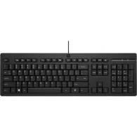 Klawiatura HP 125 Wired Keyboard 266C9A6 - Opakowanie zbiorcze 12 sztuk, Czarna