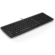 Klawiatura HP 125 Wired Keyboard 266C9A6 - Opakowanie zbiorcze 12 sztuk, Czarna