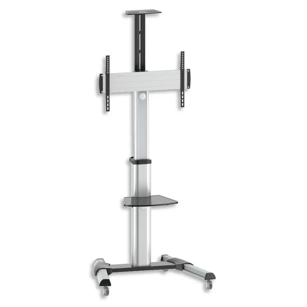 Stojak podłogowy mobilny na monitor Techly LCD/LED 37-70" 022700 - 50 kg/Szary | Sklep ITnes.pl - IT for BUSINESS