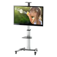 Stojak podłogowy mobilny na monitor Techly LCD/LED 37-70" 022700 - 50 kg/Szary | Sklep ITnes.pl - IT for BUSINESS