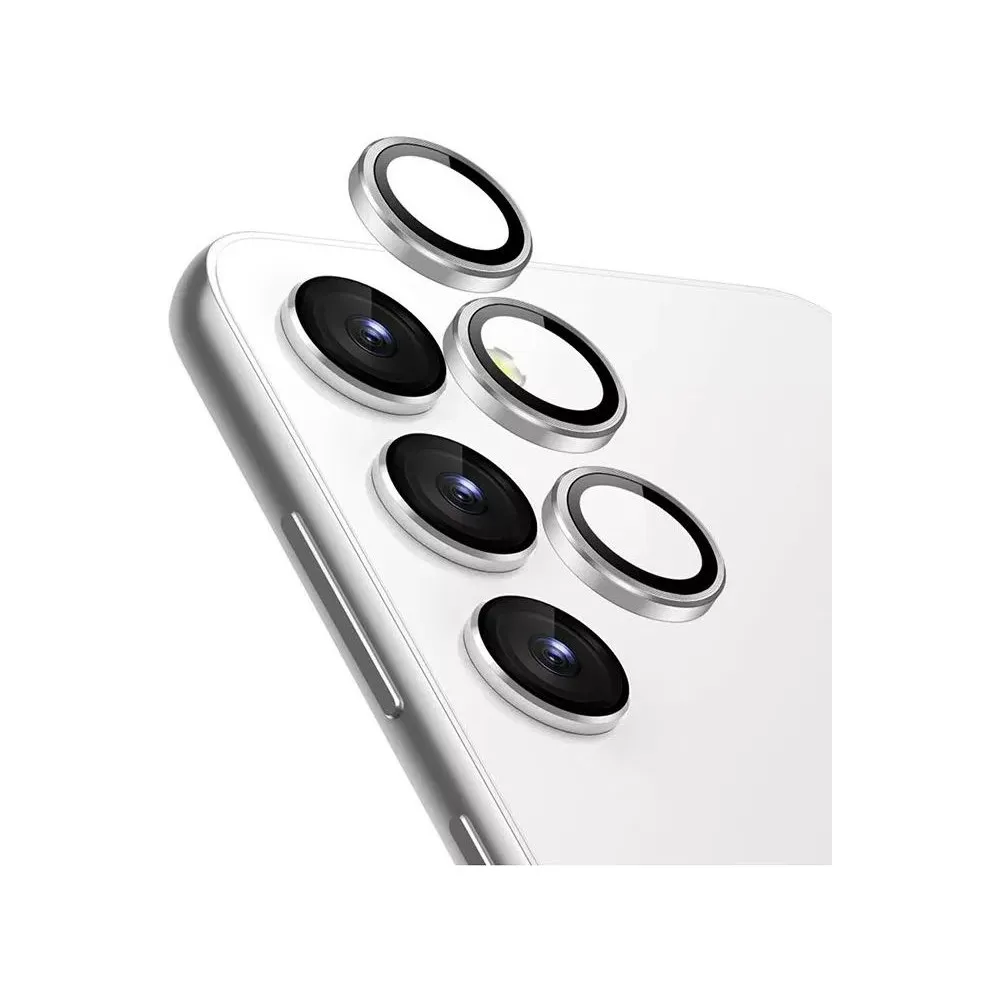 Szkło na aparat i obiektyw Crong Lens Ring do Samsung Galaxy S24 CRG-LRSGS24-CLR - Przezroczyste