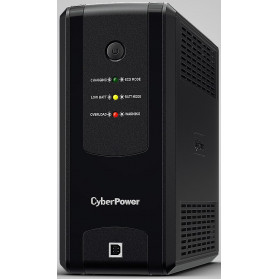 Zasilacz awaryjny UPS CyberPower VP1000ELCD-FR - 1000VA, 550W, Line interactive, USB, RJ45. R11, Czarny - zdjęcie 2