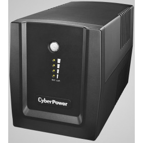 Zasilacz awaryjny UPS CyberPower UT1500E-FR - 1500VA, 900W, Line interactive, USB, RJ11. RJ45, Czarny - zdjęcie 2