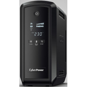 Zasilacz awaryjny UPS CyberPower CP900EPFCLCD - 900VA, 540W, Line interactive, USB, RJ11. RJ45, Czarny - zdjęcie 2
