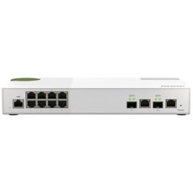 Switch zarządzalny QNAP QSW-M2108-2C - Desktop, 2 x 10 Gb/s, 2 x SFP, 2 x LAN 100/1000/10000 Mbps, 8 x LAN 10/100/1000 Mbps