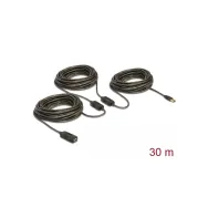Przedłużacz aktywny USB 2.0 Delock 83453, 30 m, Czarny | Sklep ITnes.pl, IT for BUSINESS