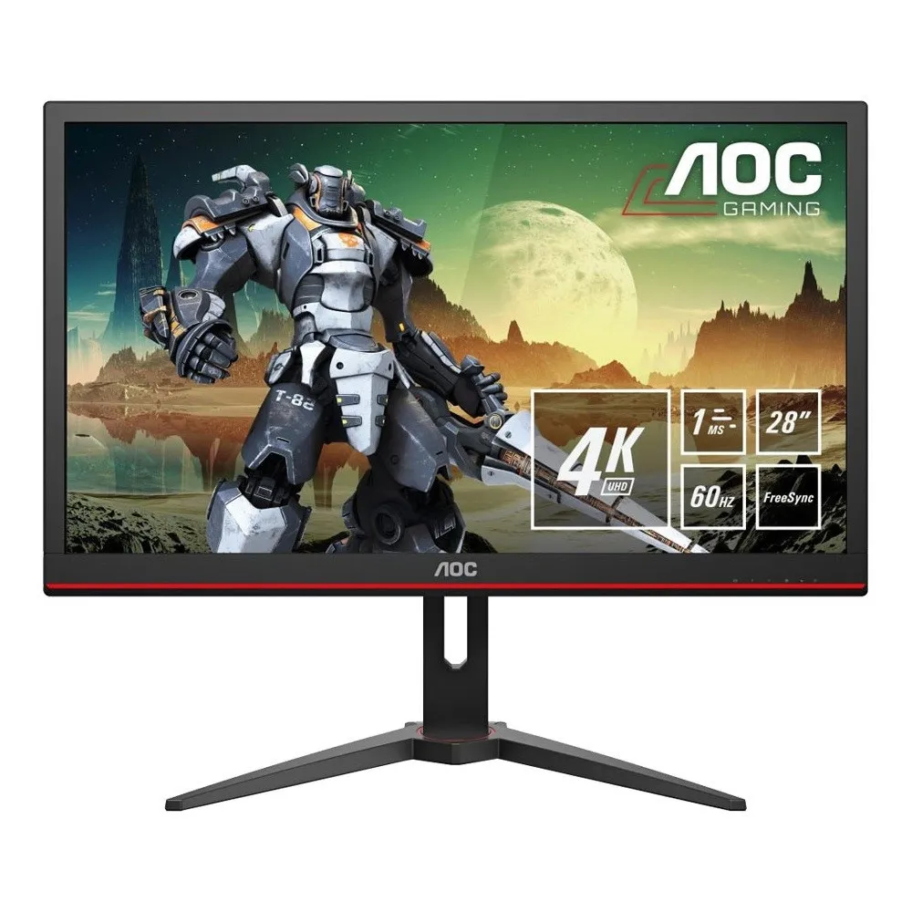 Monitor AOC G2868PQU, 28", 3840x2160 (4K), 60Hz, TN, FreeSync, HDR, 1 ms, Czarny | Sklep ITnes.pl, IT for BUSINESS