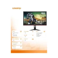 Monitor AOC G2868PQU, 28", 3840x2160 (4K), 60Hz, TN, FreeSync, HDR, 1 ms, Czarny | Sklep ITnes.pl, IT for BUSINESS