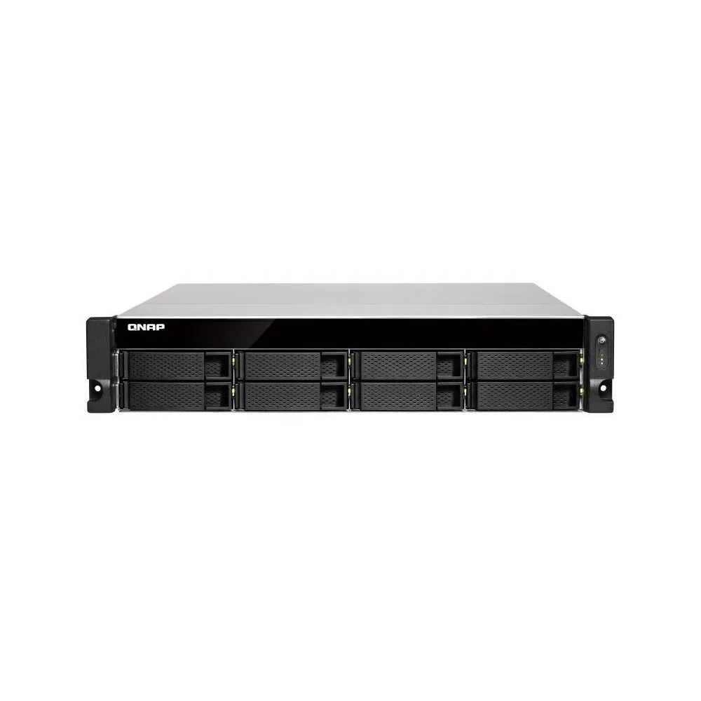 Serwer NAS QNAP Rack TS-873U-4G, Rack (2U), R-Series RX-421ND, 4GB RAM, 8 wnęk, hot-swap, 3 lata Carry-in | Sklep ITnes.pl, IT for BUSINESS