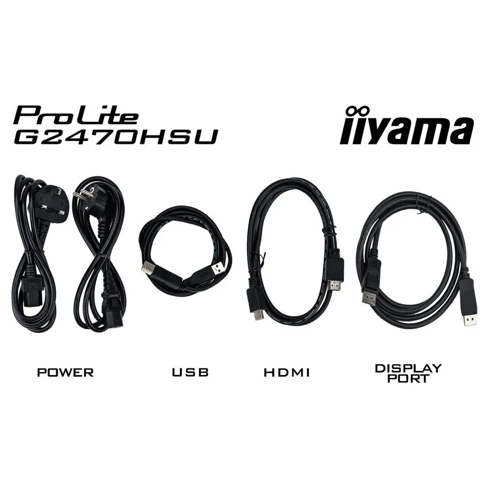 Zdjęcie produktu Monitor iiyama G-MASTER G2470HSU-B6 - 23,8"/1920x1080 (Full HD)/180Hz/Fast IPS/0,200 ms/Czarny