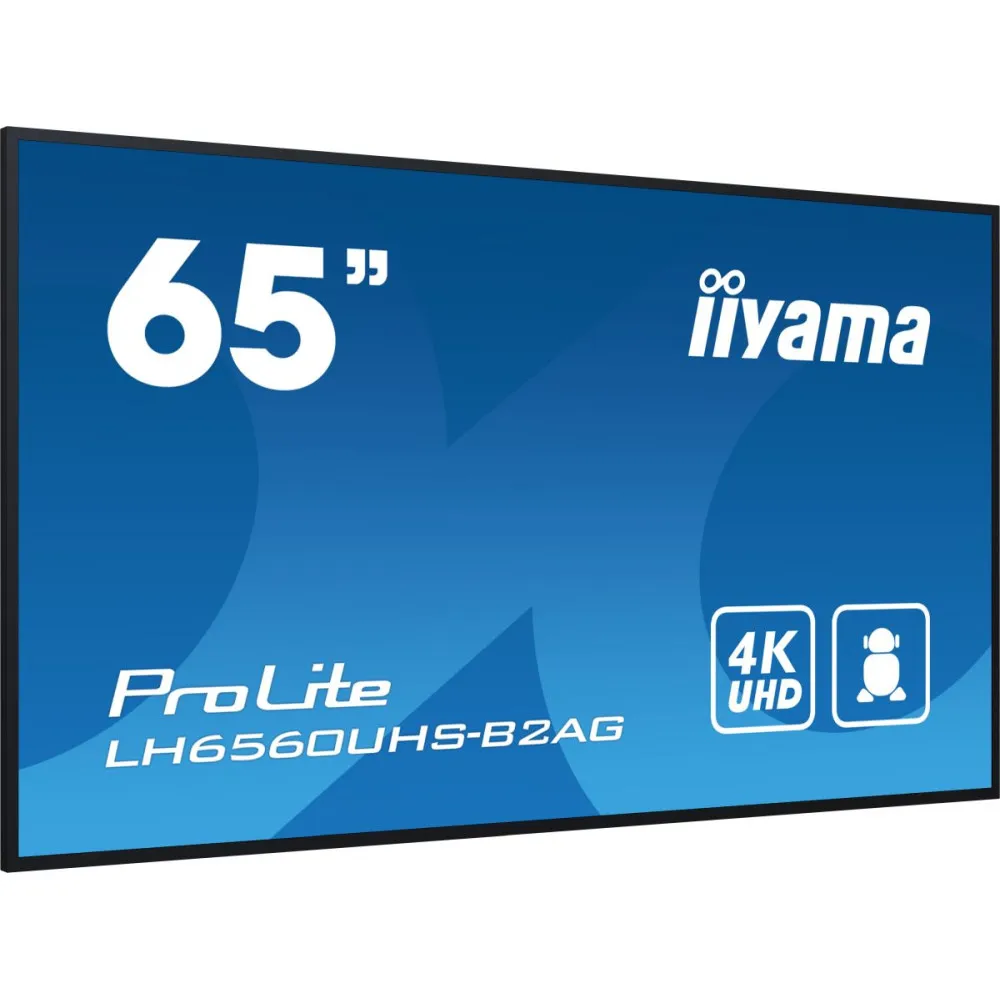 Monitor iiyama ProLite LH6560UHS-B2AG - 64,6"/3840x2160 (4K)/VA/6,5 ms/Czarny
