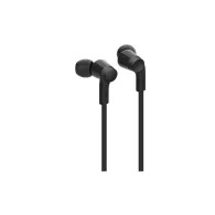 Słuchawki przewodowe Belkin USB-C Wired Earbuds with Adjustable Volume Limiter G3H0002HQBKV2 - USB-C, Czarne