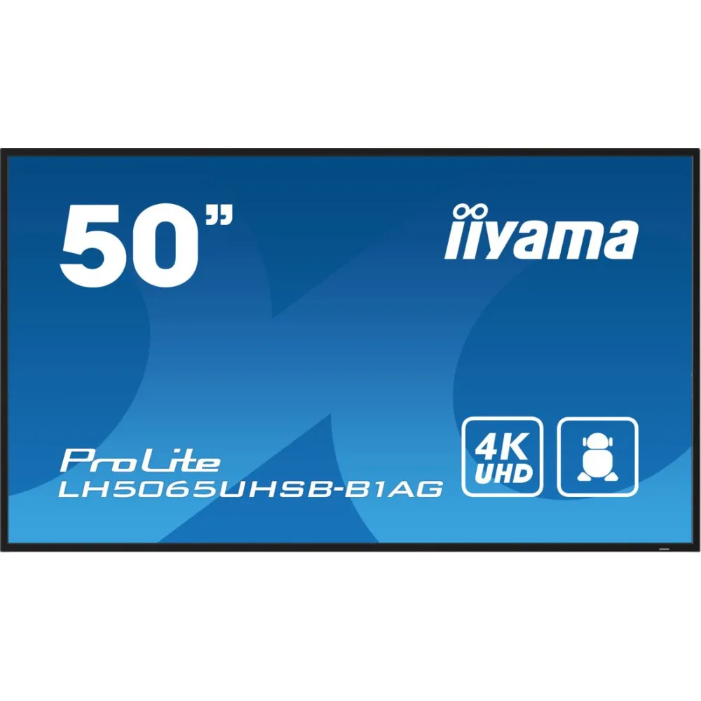 Monitor iiyama ProLite LH5065UHSB-B1AG, 49,5", 3840x2160 (4K), VA, 9,5 ms, Czarny | Sklep ITnes.pl, IT for BUSINESS