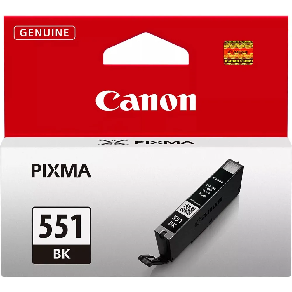 Tusz Canon CLI-551 Black 6508B001 - Oryginał, 495 stron