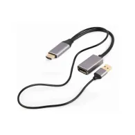 Przejściówka aktywna Gembird HDMI, DisplayPort A-HDMIM-DPF-02 - zdjęcie poglądowe 3