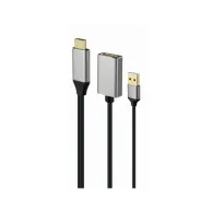 Przejściówka aktywna Gembird HDMI, DisplayPort A-HDMIM-DPF-02 - zdjęcie poglądowe 1