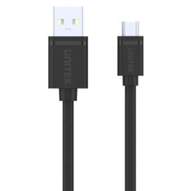 Kabel Unitek microUSB 2.0 Y-C454GBK - 50 cm, Czarny