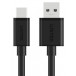 Kabel Unitek USB-A / USB-C Y-C480BK - 25 cm, Czarny