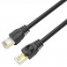 Kabel Unitek Ethernet CAT.7 SSTP RJ45 C1808HBK - 50 cm, Czarny