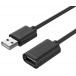 Kabel przedłużacz Unitek USB2.0 AM-AF Y-C449GBK - 1,5 m, Czarny