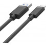 Kabel Unitek USB-A 3.1 ,  USB-C M, M Y-C490BK - zdjęcie poglądowe 1