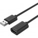 Kabel przedłużacz Unitek USB 2.0 AM-AF Y-C417GBK - 3,0 m, Czarny