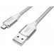 Kabel Unitek USB / microUSB 2.0 Y-C4026ASL - 1 m, Kolor srebrny