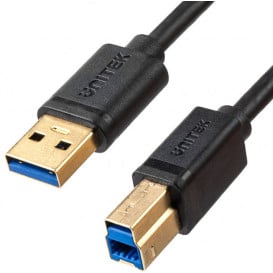 Kabel Unitek USB-C / USB-B 2.0 C14095BK-2M - 2 m, 5 Gbps, Czarny