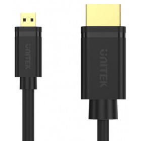 Kabel Unitek microHDMI ,  HDMI 2.0 4K Y-C182 - zdjęcie poglądowe 2