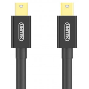 Kabel Unitek mini DisplayPort M, M Y-C613BK - zdjęcie poglądowe 2