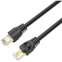Kabel Unitek Ethernet RJ45 Cat.7 SSTP (8P8C) C1812EBK - zdjęcie poglądowe 2