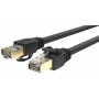 Kabel Unitek Ethernet RJ45 Cat.7 SSTP (8P8C) C1812EBK - zdjęcie poglądowe 1