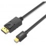 Kabel Unitek mini DisplayPort ,  DisplayPort M, M Y-C612BK - zdjęcie poglądowe 1