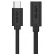 Kabel przedłużacz Unitek USB-C PD 20V/5A 4K C14086BK - 0,5m, 10Gbps, 60Hz, Czarny