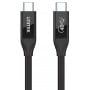 Kabel Unitek USB-C USB-C 4.0 PD 100W 40 Gbps 8K M, M C14100BK-0.8M - zdjęcie poglądowe 2