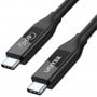 Kabel Unitek USB-C USB-C 4.0 PD 100W 40 Gbps 8K M, M C14100BK-0.8M - zdjęcie poglądowe 1